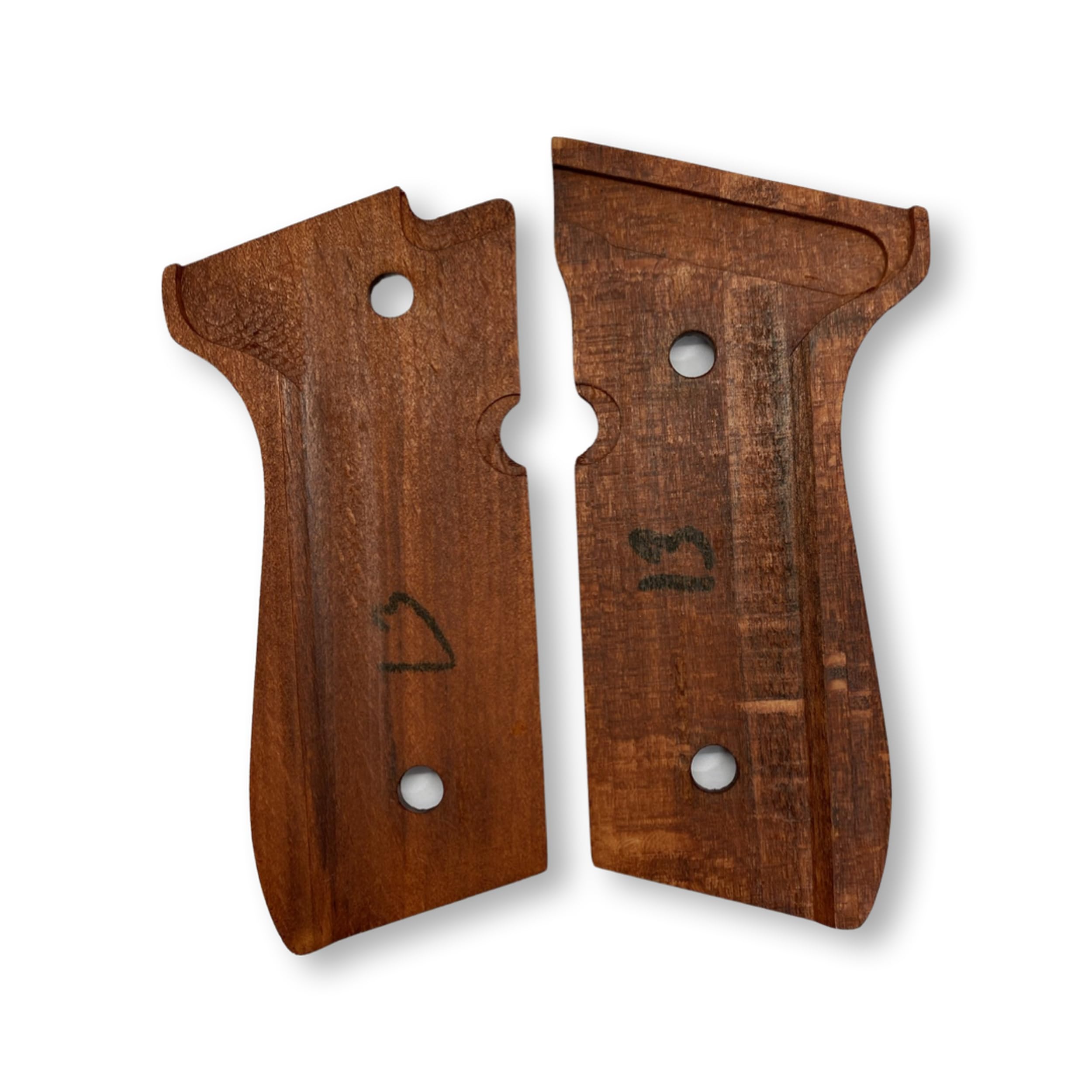 ZIB GRIPS Beretta 92-F Poignée Pistolet Faite à la Main en Bois de Noyer Ars.042