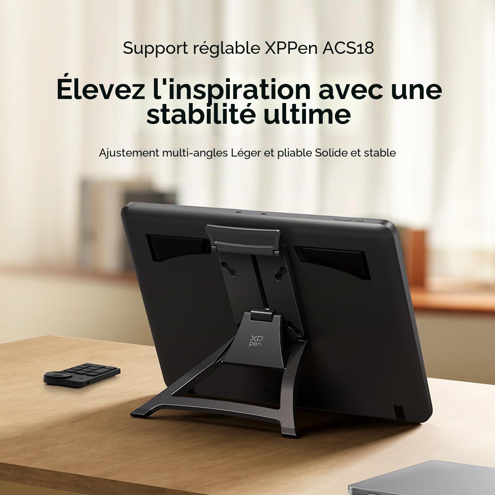 XP-Pen XPPen ACS18 Support pour Tablette Graphique Artist Pro 19 (Gen 2), Réglable avec Trous de Montage VESA de 75 x 75 mm et 100 x 100 mm