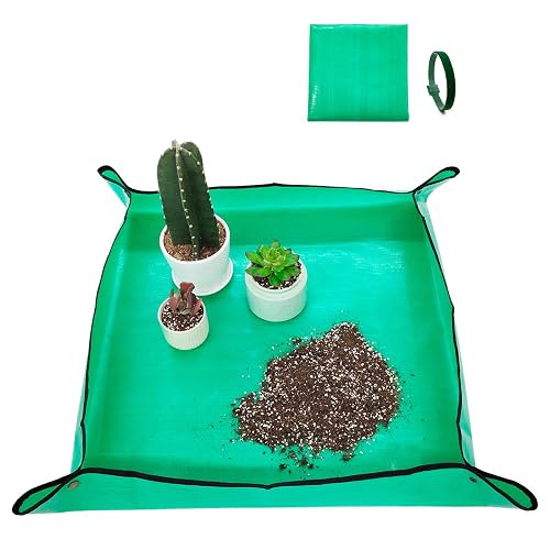 FANTIAN Potting Mat for Indoor Plant Transplanting, 29.5" X29.5" Waterproof