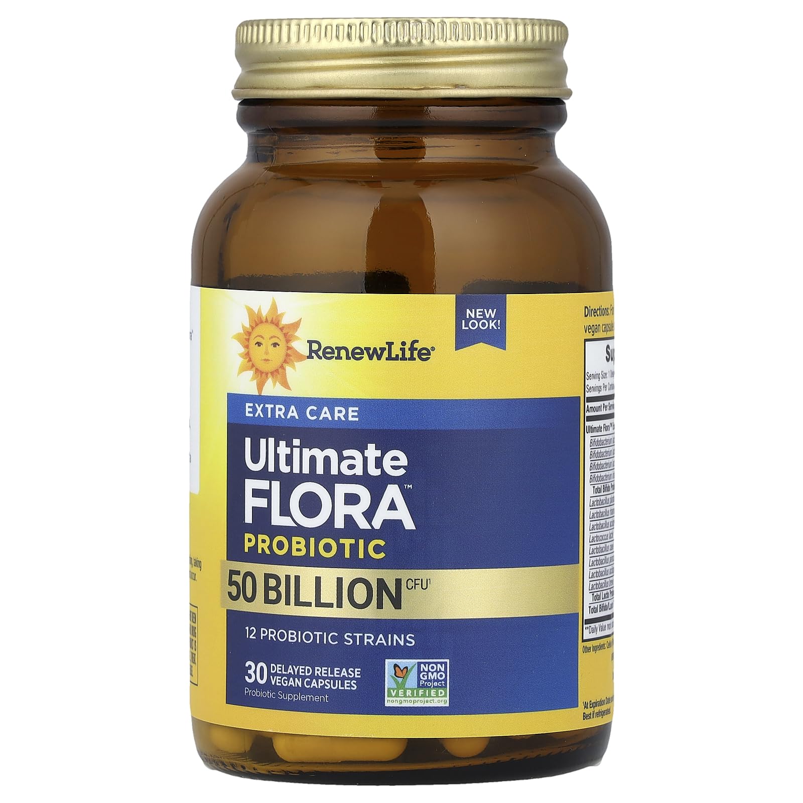 Renew Life Ultimate Flora Extra Care Probiotic 50 Billion, 30 Ct