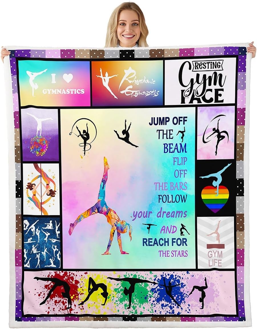 Cute Animals Throw Blanket Cartoon Fox Bear Fleece Blankets Mountains and Trees Bed Blanket for Couch or Bed Kids Cartoon Blanket Soft Warm Lightweight for Kids Adults Women Gift(40x50 Inches)