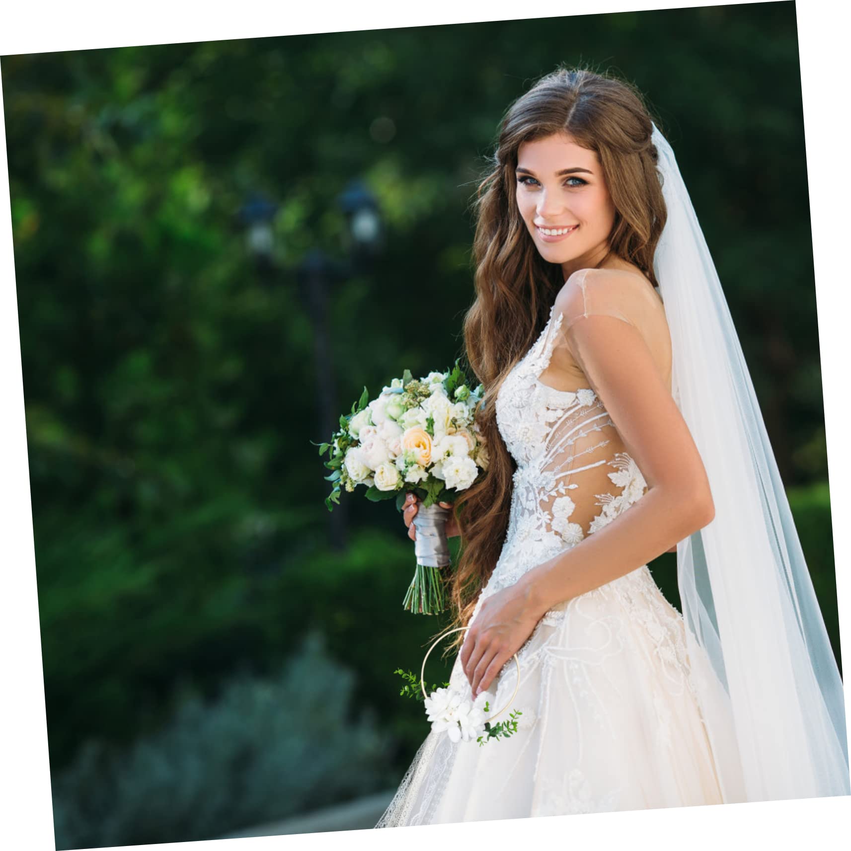 Zerodeko 5st Brautstrauß Reize Künstliche Blumengirlanden Braut- Bausatz Frauen Dekorativ Gefälschte Blumen Brautjungfer Gehaltenen Kleid Für Hochzeitsgäste Zubehör Plastikblume Weiß