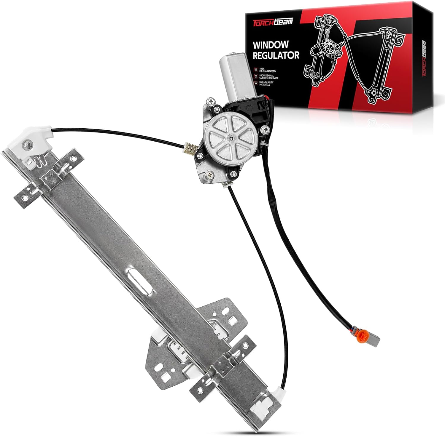 Torchbeam 748-558 Power Window Regulator Assembly with Motor Compatible with 2001-2006 MDX748-558, 72750S3VA01, 72750S3VA02, 72750S3VA03