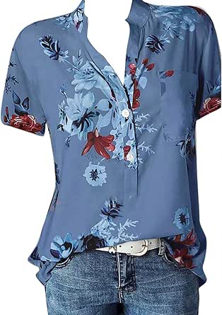 Damen Bluse Mit Langarm - Lässiges Top Mit Tasche Für Winter & Alltag