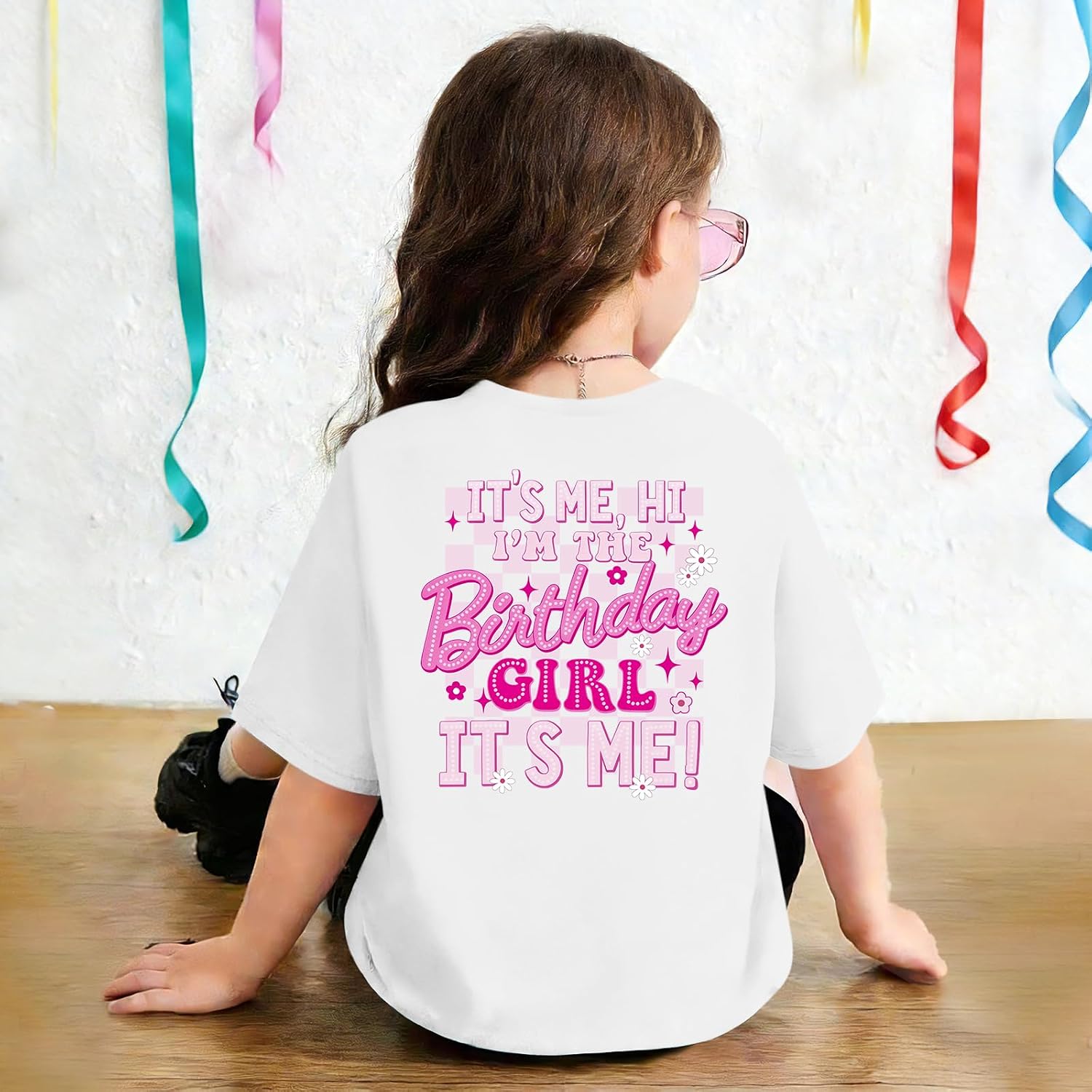 I'm The Birthday Girl Shirt for Girls Kids 5th 6th 7th 8th 9th 10th 11th 12th 13th 14th Cute Party Graphic Tees