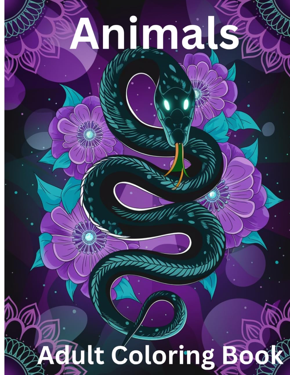 Animals Adult Coloring Book