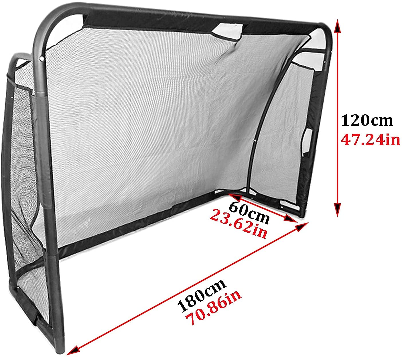 Porta da Calcio per Bambini Calcio Pop-up per Bambini Attrezzatura da calcio portatile all'aperto Porta da calcio in acciaio con porte da calcio a rete a scomparsa Porta da calcio sportiva per adulti