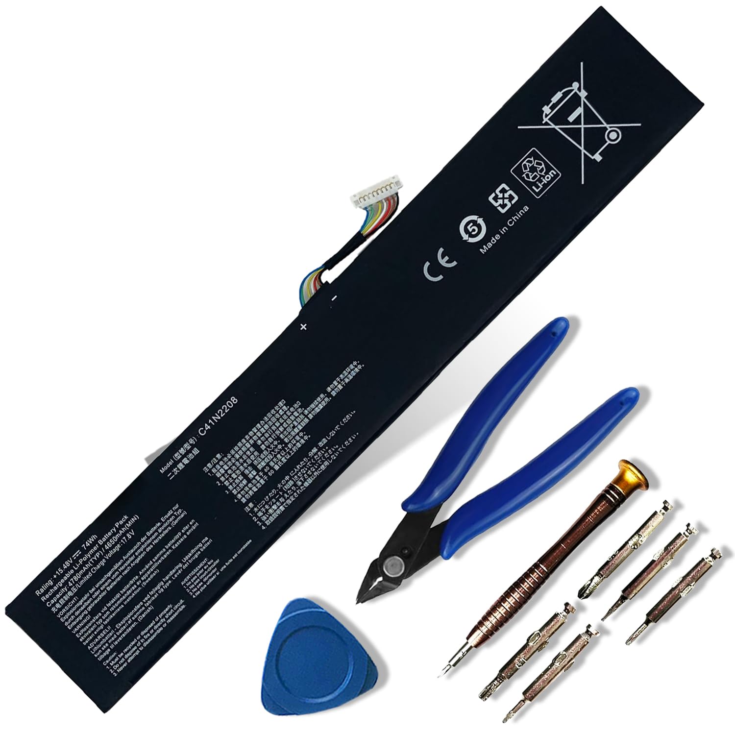 Amazon.com: Dentsing 74Wh C41N2208 Laptop Battery Replacement for