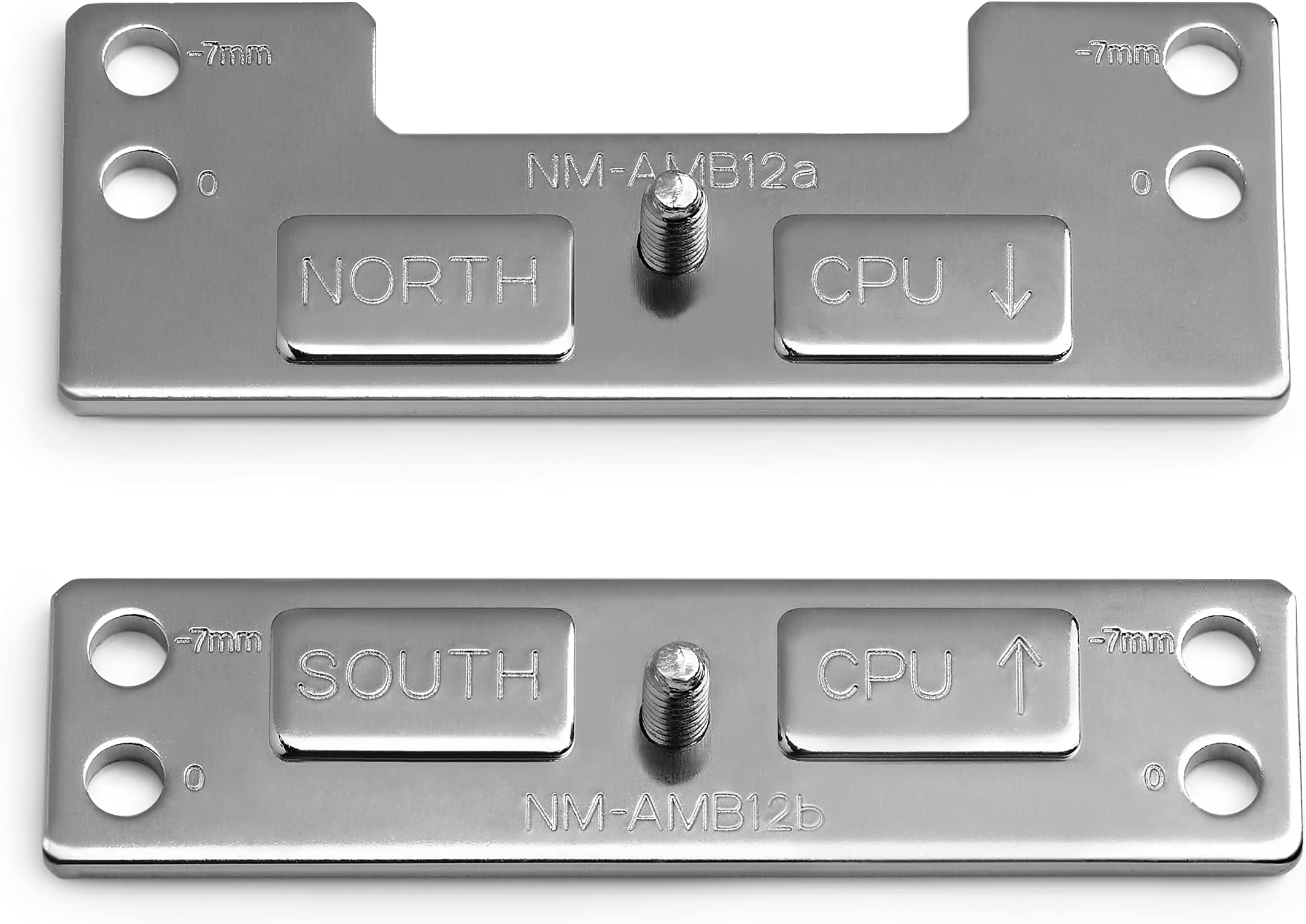 Noctua NM-AMB12, Offset AMD AM5 Mounting Bars for Improved Cooling Performance (Silver)