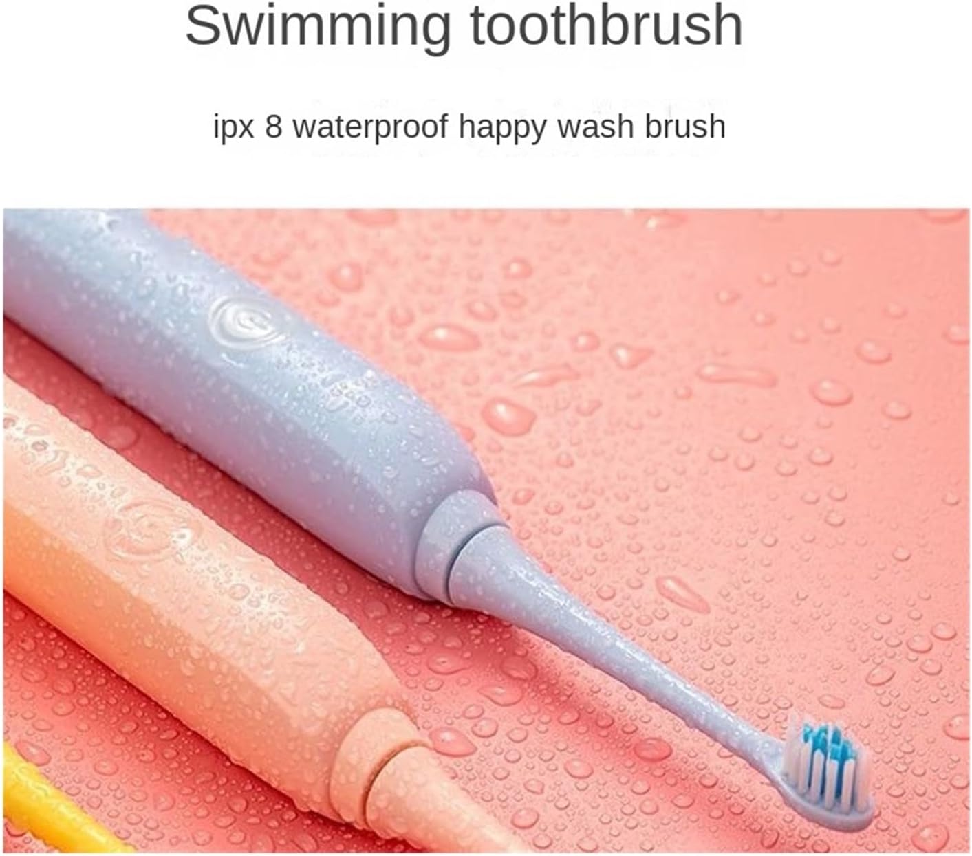 BAIR K7 Children's Electric Toothbrush, Suitable For Children 16 Years And Older, Soft-bristled Sonic Wave, Automatic Delivery Of Cute Toothpaste, Comes With 4 Brush Heads ( 32-33 , 34-35 , 36-37 , 38