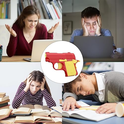 Miniatura 6 de Yisquar 1911 - Pistola pequeña impresa en 3D, juguete de pistola de gravedad, juguete para ansiedad de Pístol, juguetes sensoriales para aliviar el