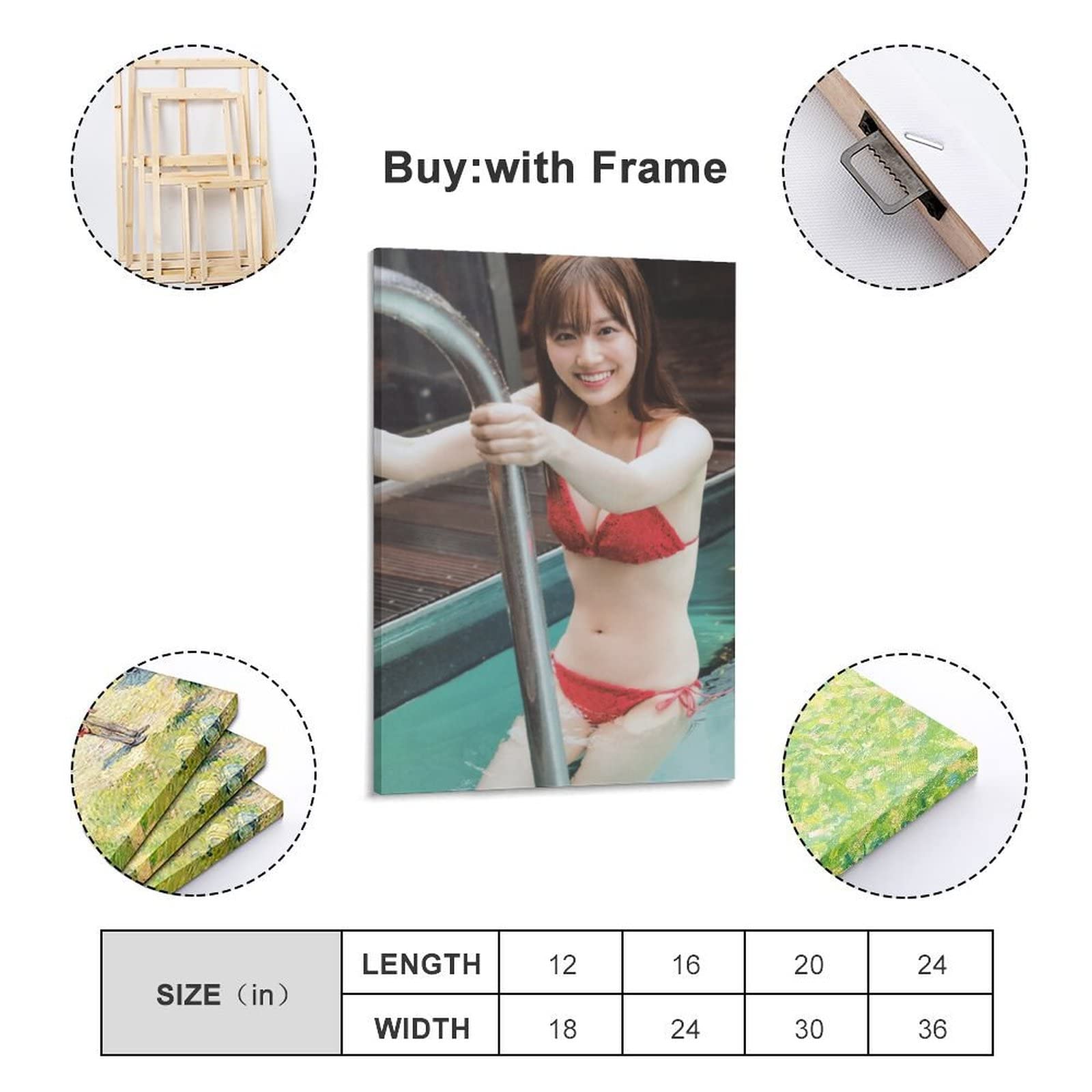 Amazon.co.jp: 乃木坂46 山下美月アイドルグラビアアートパネル