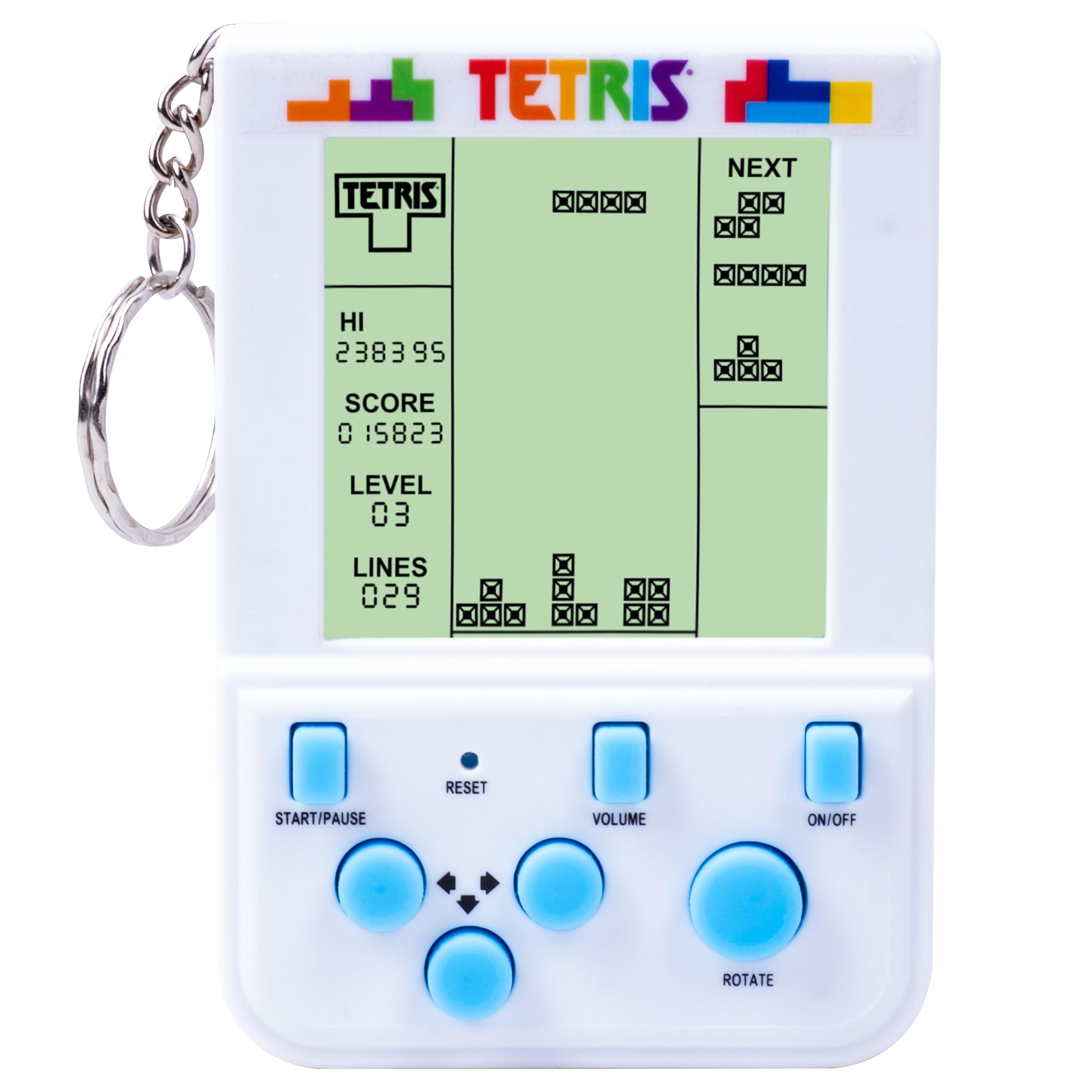 Amazon.com: Tetris Keyring Handheld Arcade Game – Officially