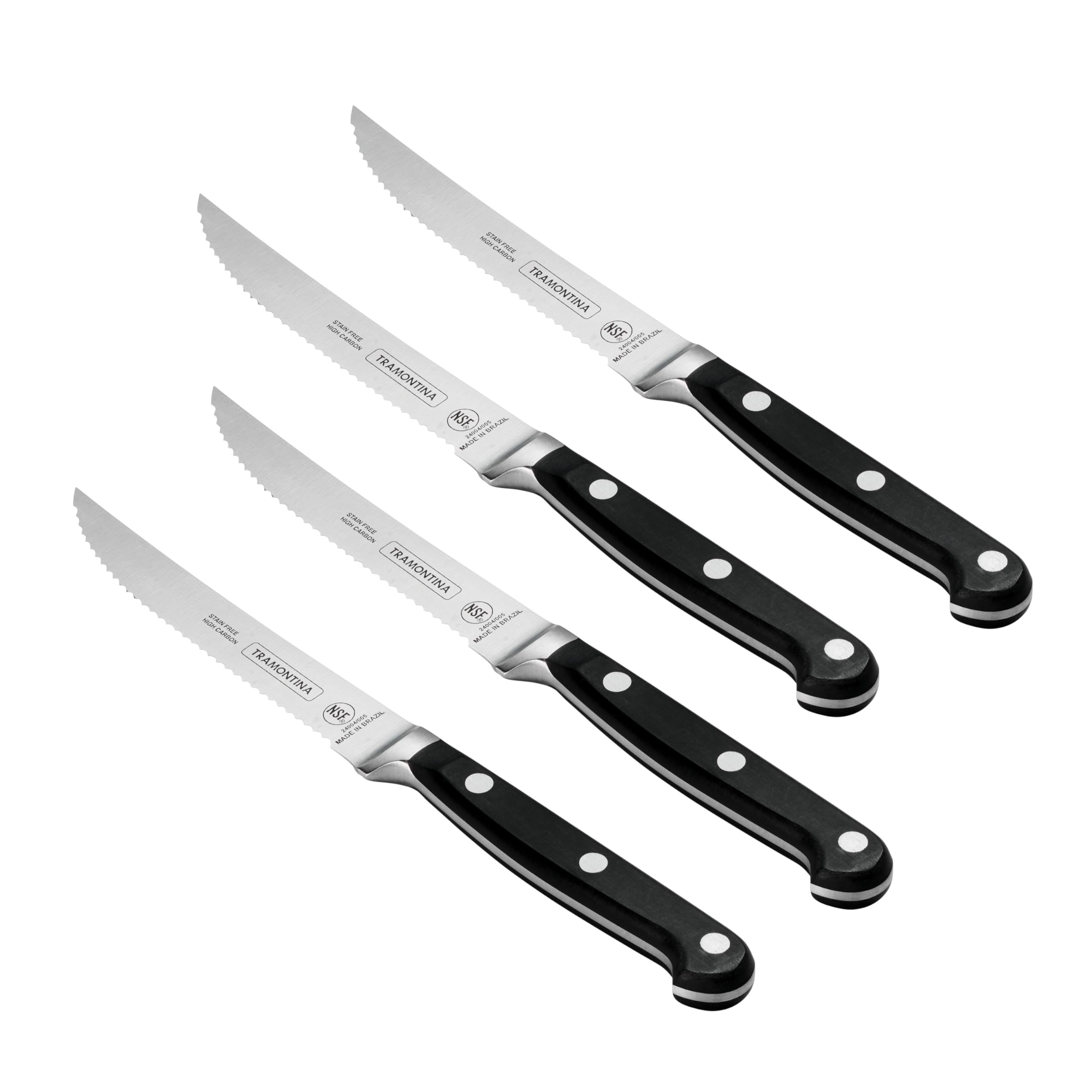 Amazon.com: Tramontina Pro Series 4 Piece Forged 5 Inch Serrated