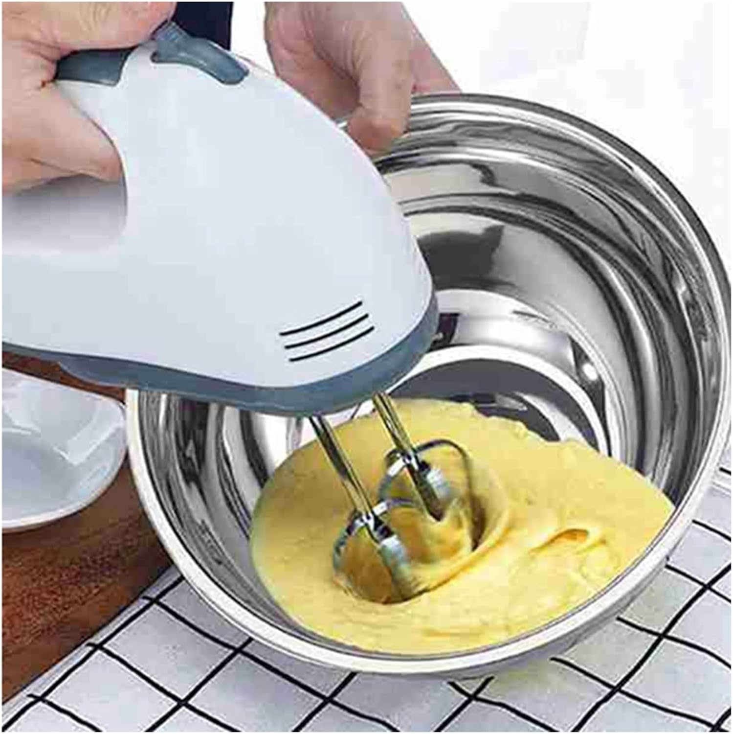 Stainless Steel Mixing Bowls Salad Bowl Non-Slip Stackable Serving Bowl with Airtight Lids, for Kitchen Cooking Baking
