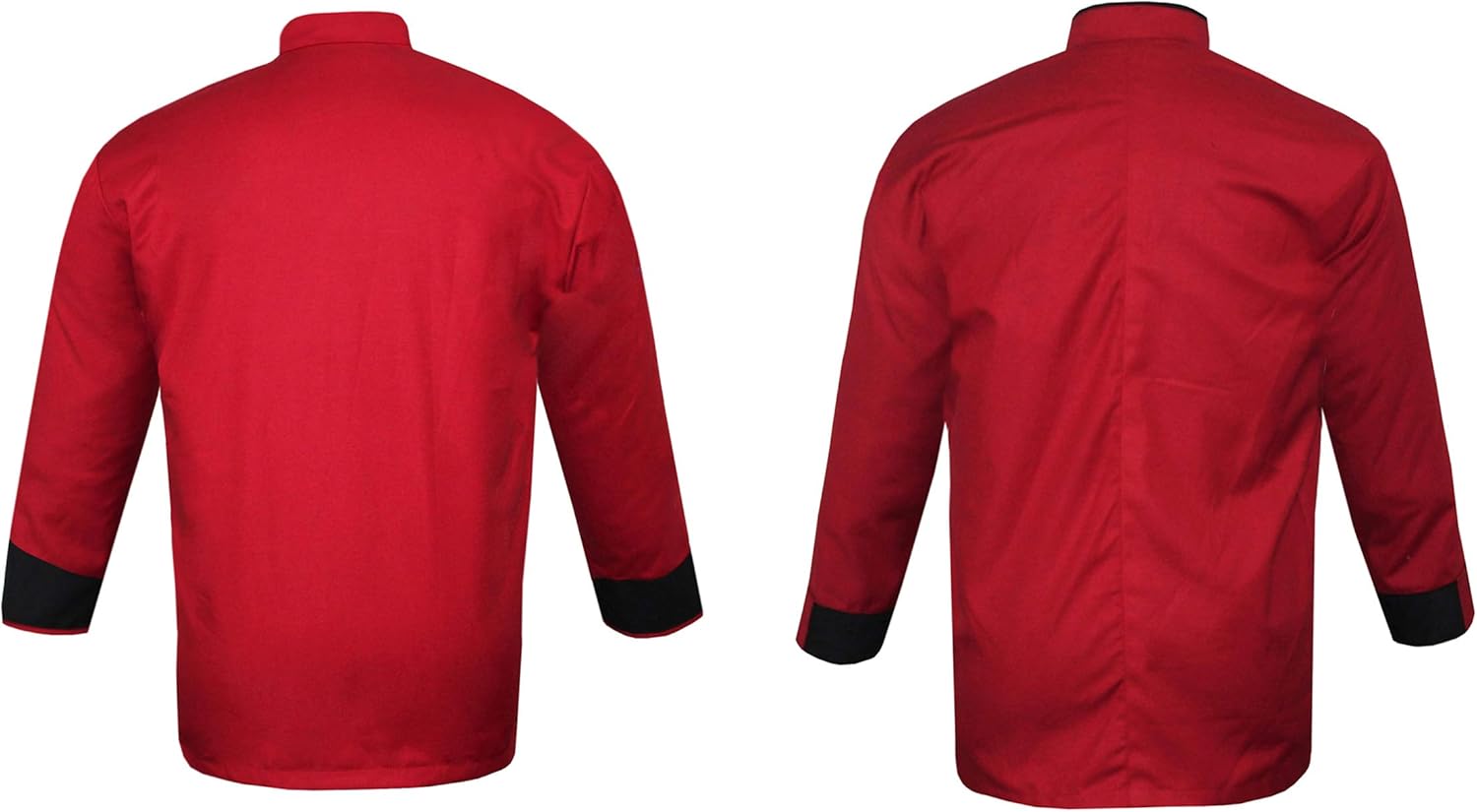 Designed Men'S Chef Jacket Chef Work Uniform Multi-Colour Chef Coat Pack of 2 (XS-6XL, 10 Colors) (BL-02)