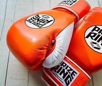 ボクシンググローブ 14 oz オレンジ/銀 新品未使用 正規品 Amazon | PRIZE RING／プライズリング 