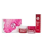 W7 Sweet Dreams Lip Care Trio - 3 Piece Gift Set - Overnight Lip Mask, Lip Balm & Lip Scrub - Cherry