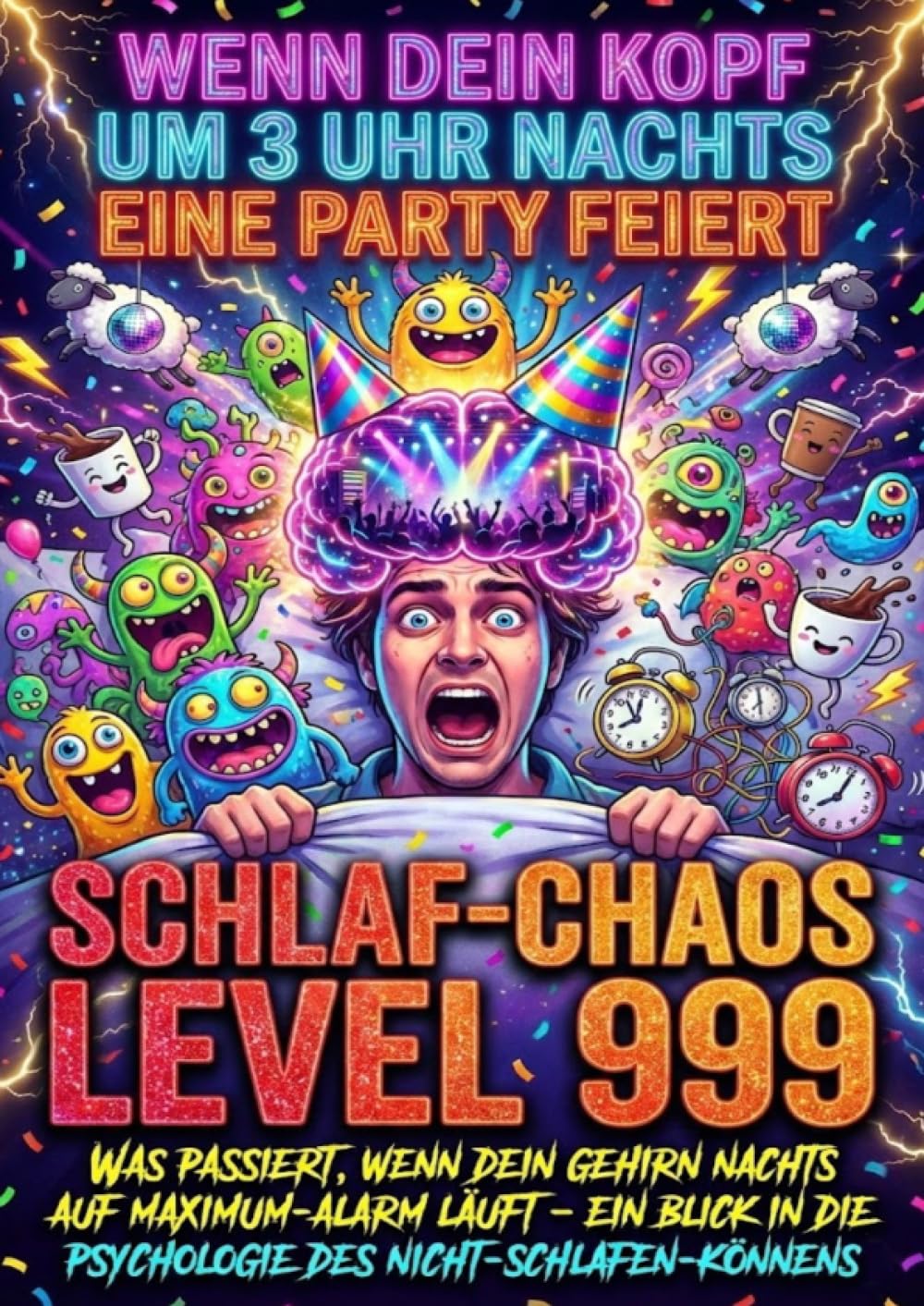 Wenn Dein Kopf Um 3 Uhr Nachts Eine Party Feiert: Schlaf-Chaos Level 999: Was Passiert, Wenn Dein Gehirn Nachts Auf Maximum-Alarm Läuft – Ein Blick In Die Psychologie Des Nicht-Schlafen-Könnens
