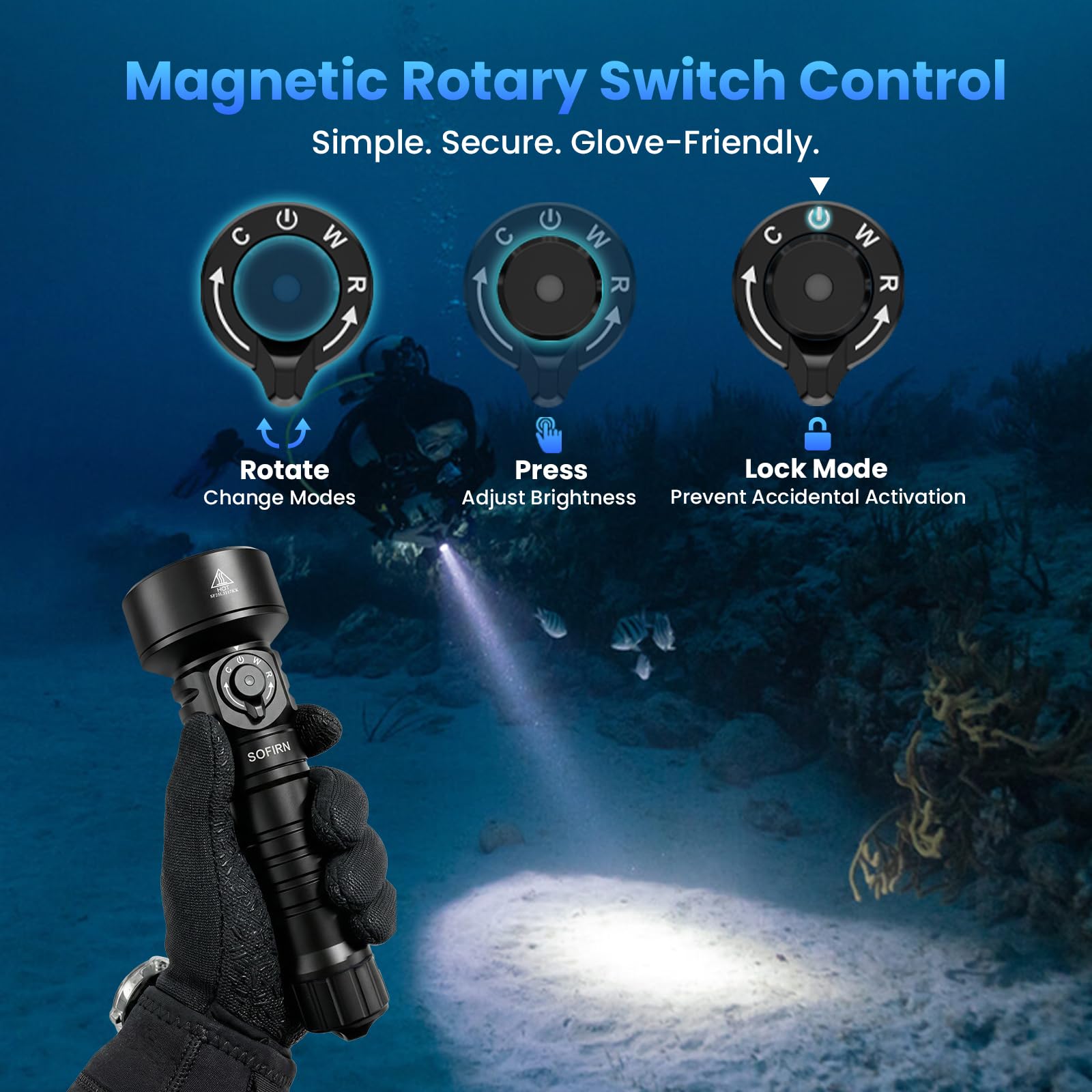 Sofirn SD11 ダイビングライト 5000lm 防水 水中ライト Amazon.co.jp: sofirn SD11 ダイブライト 5000LM CRI 90 充電式防水