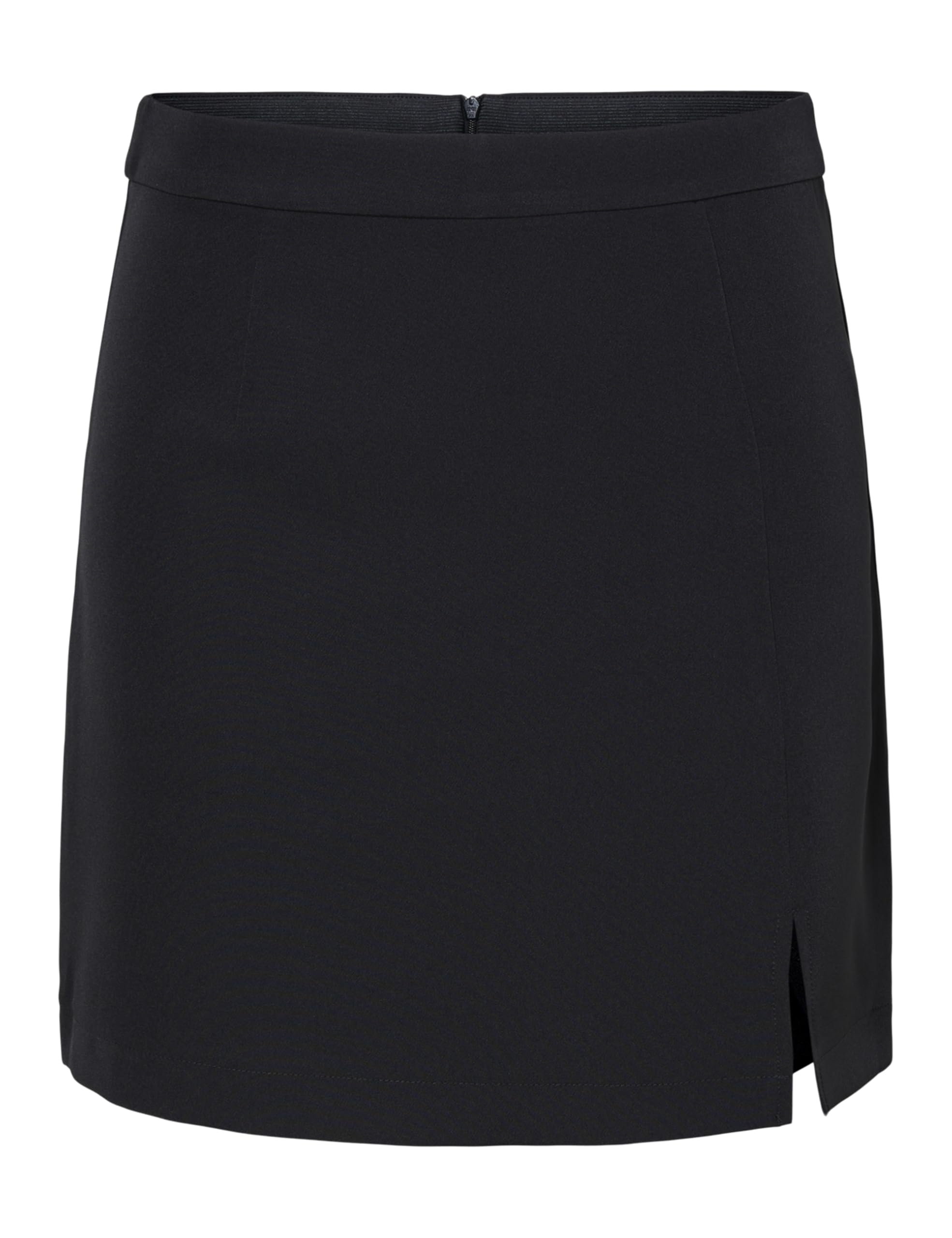 PIECES Womens Pcbozzy Hw Slit Skirt Noos Bc, Black, XXL UK