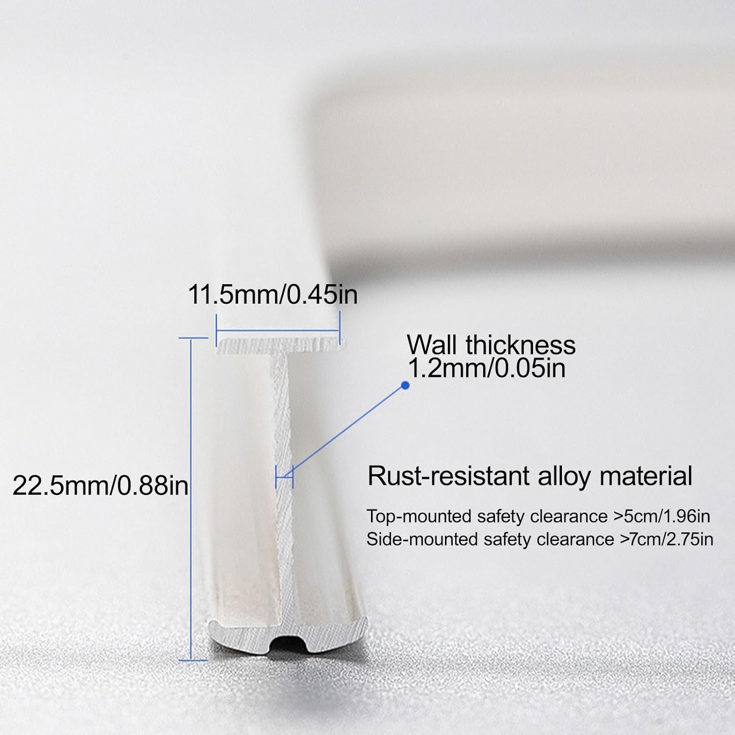 Double Curtain Track Rod, Aluminum Alloy Silent Dual Rail, Heavy Drapery Rod, Mounted Heavy Duty Curtain Rail, Suitable For Living Room Bedroom Bathroom(White-b,1.8m/70.9in)