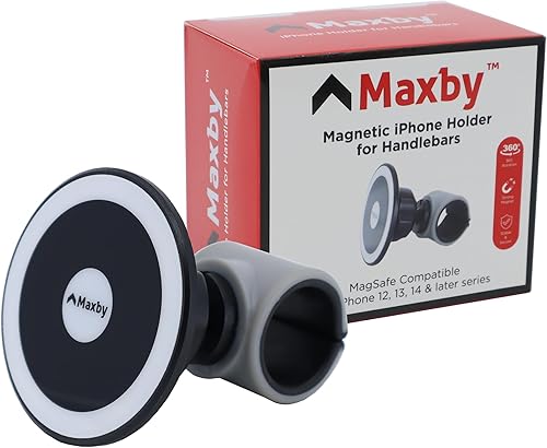 Miniatura 5 de Soporte de teléfono para cochecito, soporte magnético compatible con MagSafe para manubrio de cochecito. Se instala en segundos, se fija y desmonta