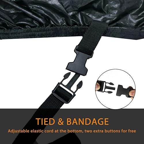 Miniatura 6 de Cubierta UTV, Protección Super Resistente para Todo Clima, Cubierta UTV Sobredimensionada de 2 Asientos Compatible con Can Am Maverick X3 Defender,