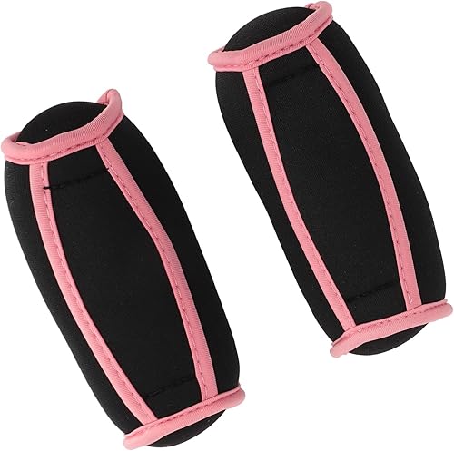 Miniatura 8 de Juego de pesas de mano suaves de 1 libra, par con correa de mano para entrenamiento de fuerza, caminar, trotar, fitness, material de neopreno,