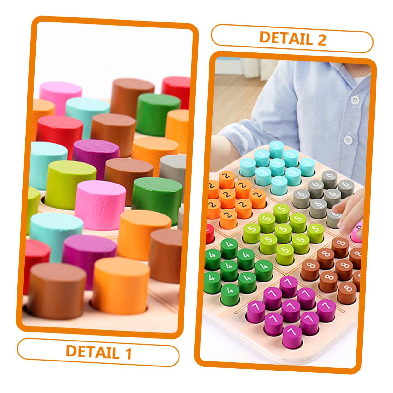 Brettspiel Denkspiel Spiel Entwicklung Sudoku für Intellektuelle Kinder Pädagogisches Holz mit Holzspielzeug Geeignet für Gruppen und Einzelspieler