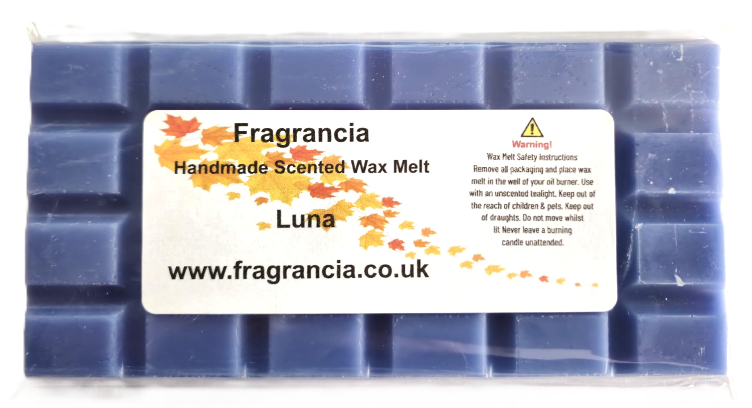 Fragrancia Orange A Single Handmade Highly Scented 85G Wax Melt Bar (Luna)