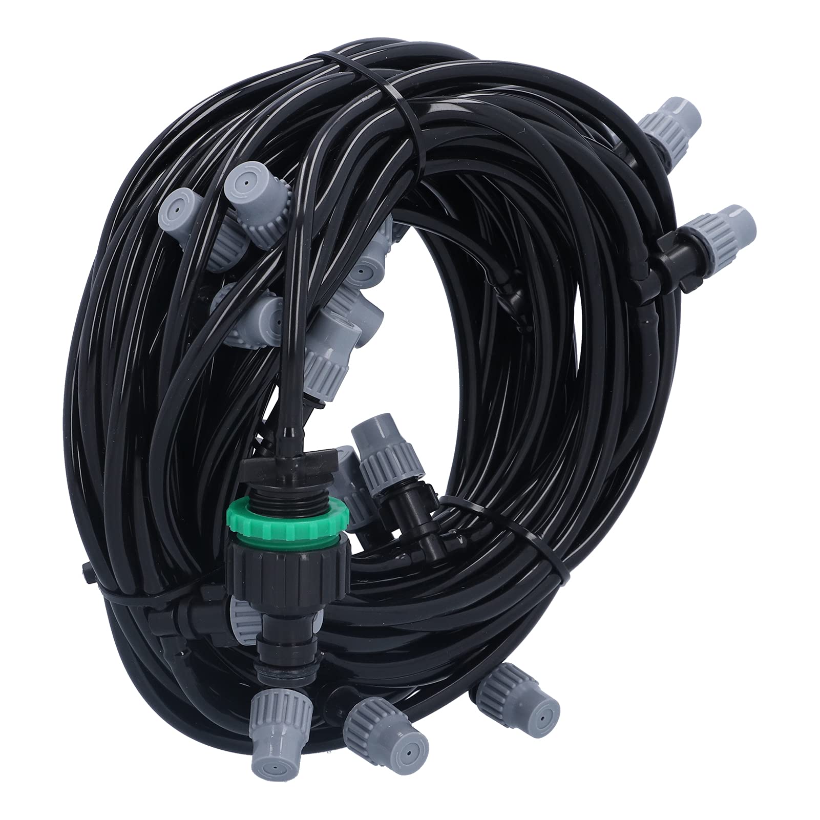 Nebulizzatore Acqua Giardino, Kit Irrigazione Giardino Automatica, Tubo di Irrigazione per di per Ugello del di con 20 Teste di Spruzzo di Nebulizzazione per Terrazza dell'agricoltura