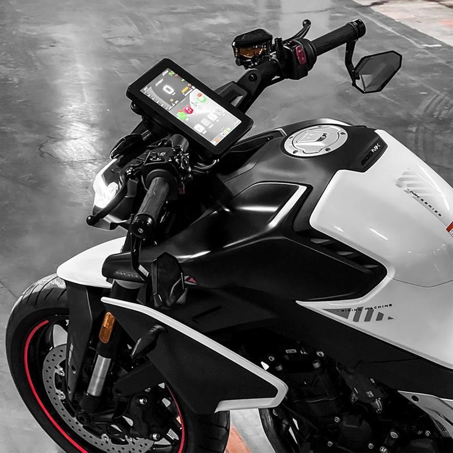 Handlebar Mirrors Side Rear View Mirror Side Mirror Reflectors Compatible with CFMOTO 800NK 2024 2025,450NK 2024 2025,Black,CFMOTO 800NK Accessories,CFMOTO 450NK Accessories