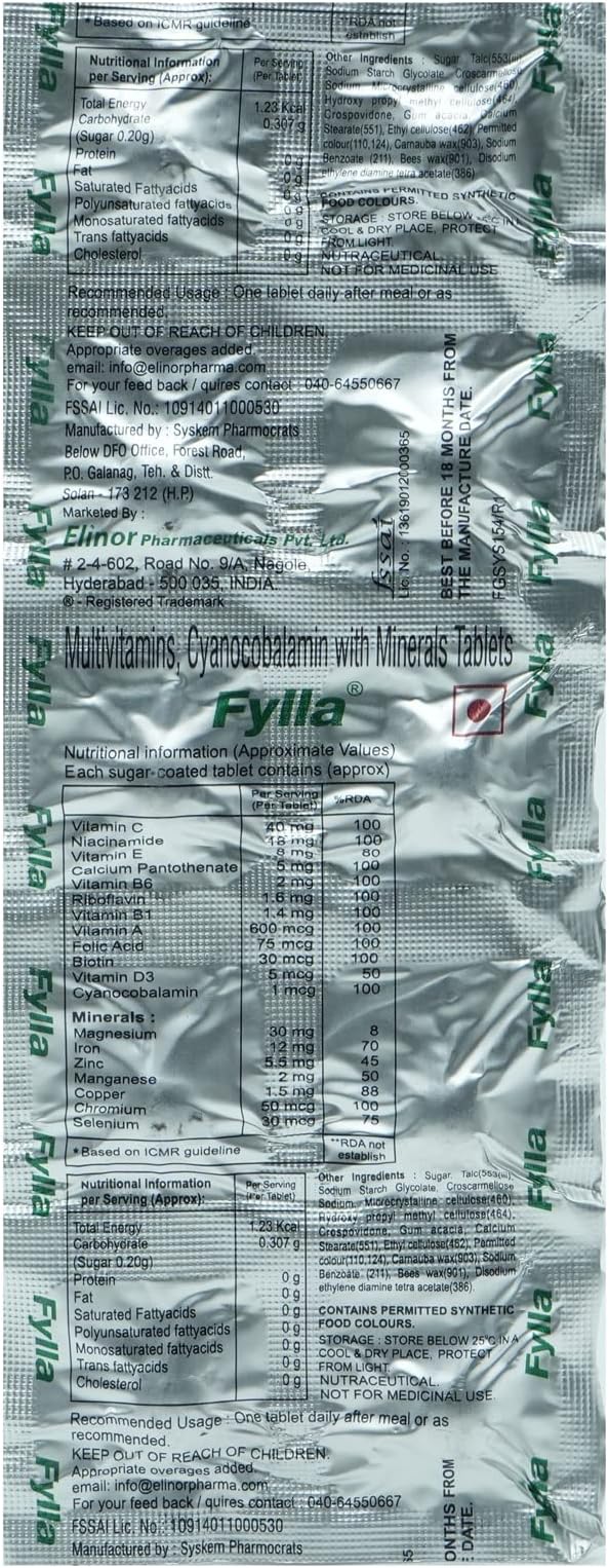 Fylla - Strip of 10 Tablets