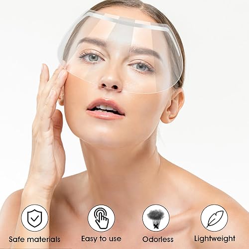 Miniatura 3 de 50 protectores faciales para laca para el cabello, protector de ojos, visera de ducha para adultos, protectores de pestañas transparentes, extensión