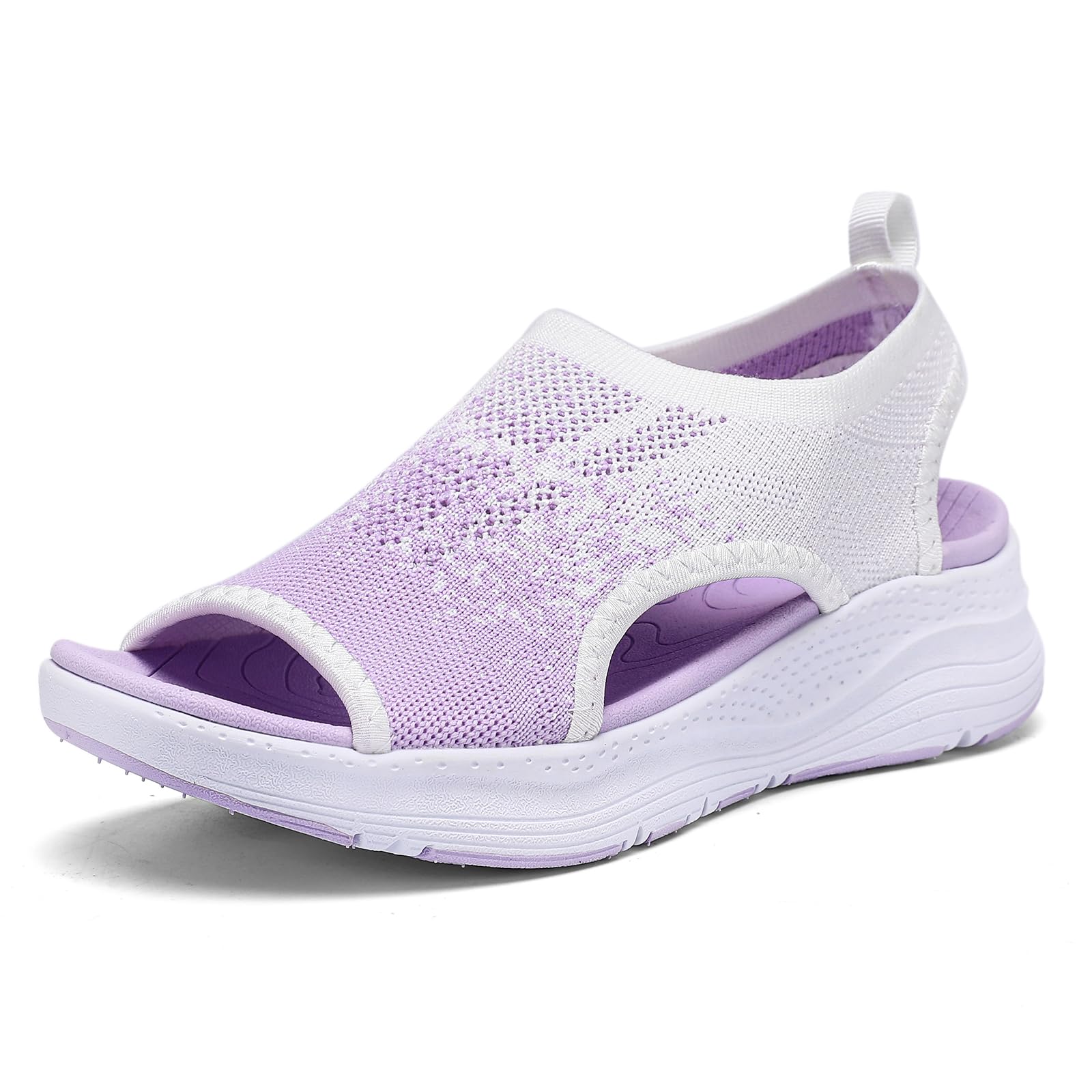 YESWIN Womens Hiking Sandals Orthopedic Comfortable Plantar Fasciitis Non Slip Casual Open Toe Athletic Summer Beach Sandals