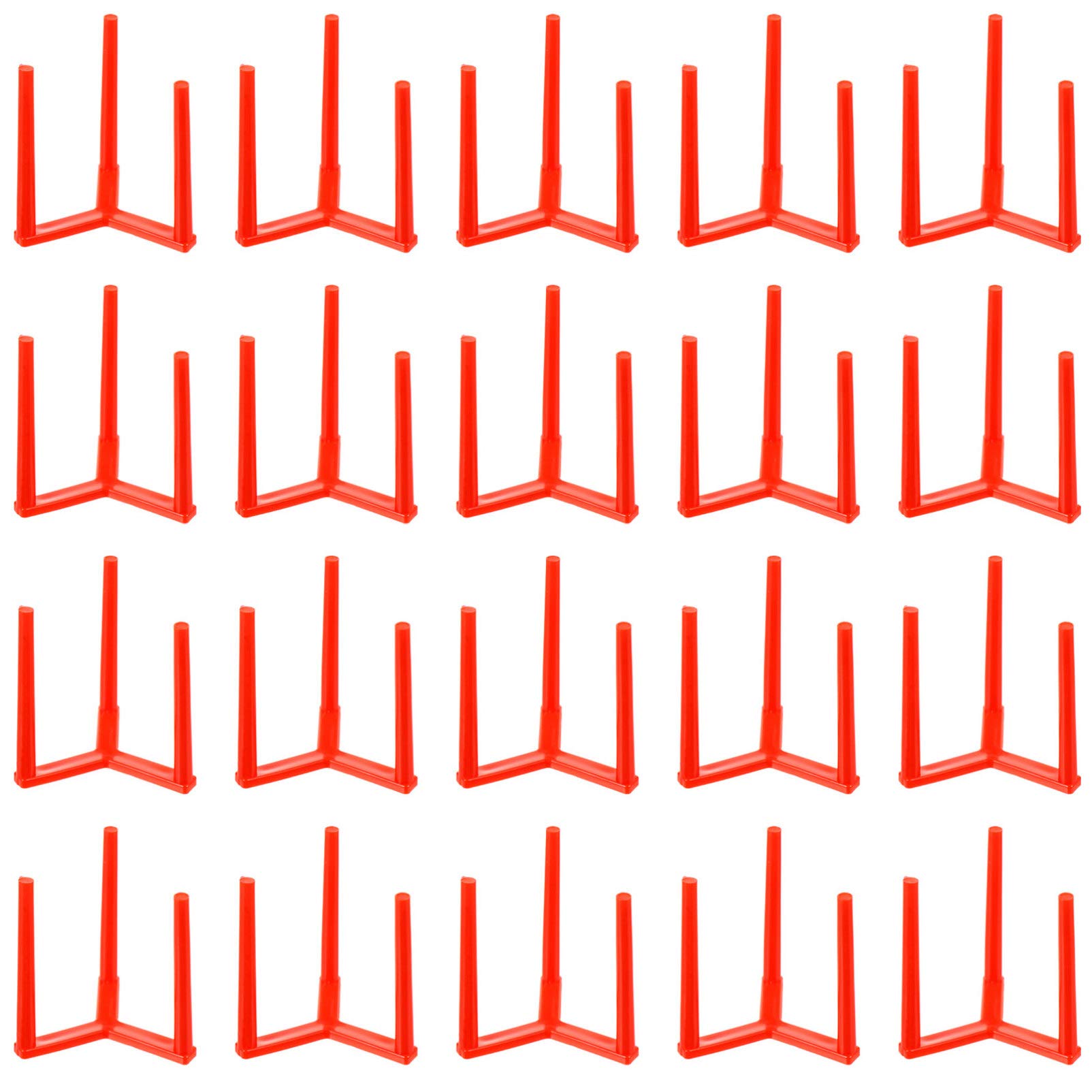 Hemoton Plastic Tripod Stack Support Frame for Pizza Racks Pizza Proofing Box Holder