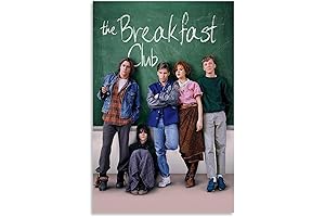The Breakfast Club: Classic Movie Moments Captured on Canvas Art for Nostalgic Room Decor