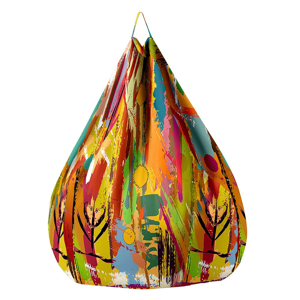 Treer Pouf Poire Sans Garnissage Pour Adulte, Enfants, Chat