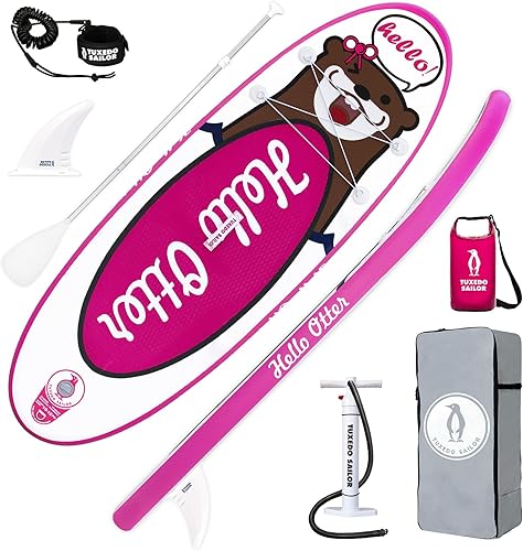 Miniatura 8 de Tuxedo Sailor Tabla inflable de gran tamaño de la paleta del kayak de la pesca, se levanta el tablero de la paleta, accesorios convenientes para el