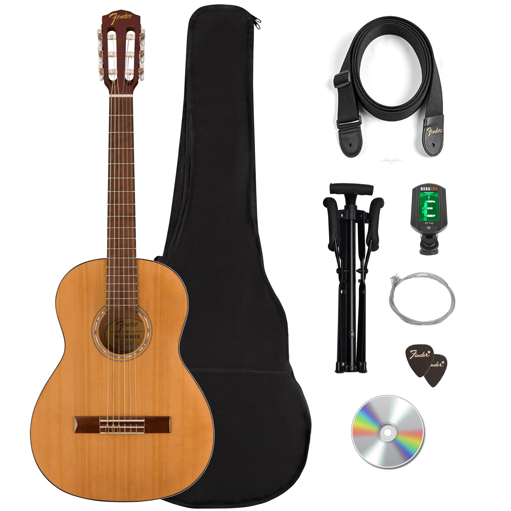 K Fender 3/4サイズ ナイロン弦アコースティックギター Amazon | Fender 3/4サイズ ナイロン弦アコースティックギター