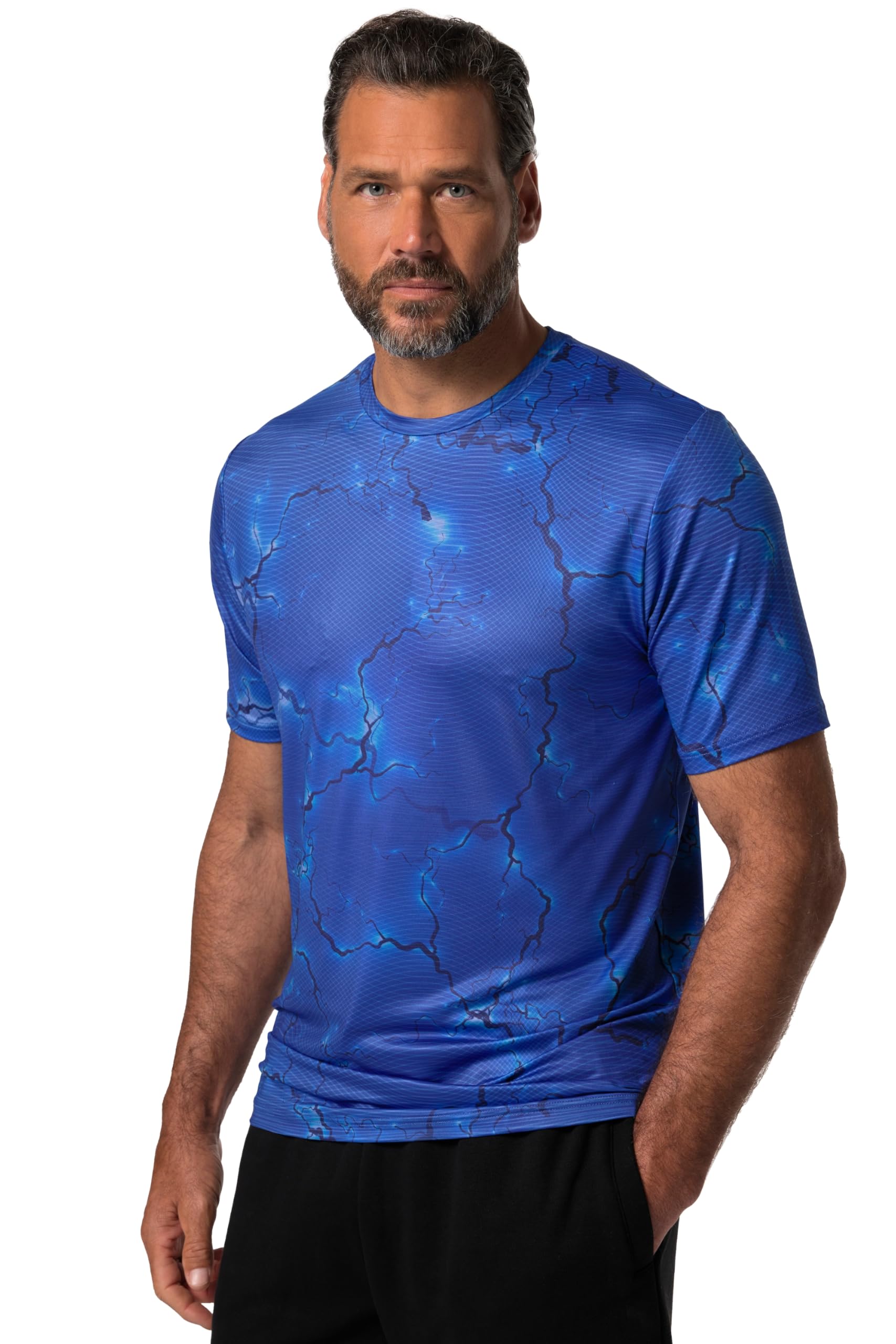 Funktions-Shirt Iron Anvil, Fitness, Halbarm, Quickdry, Alloverprint 828846