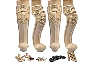 10" Antique Style Wooden Furniture Legs for Your Refined Home