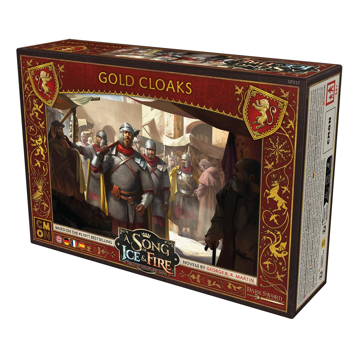 CoolMiniOrNot CMON | A Song of Ice and Fire: Lannister Starter Set | Gioco da tavolo di miniature | Età 14 Plus | 2 giocatori | Tempo di gioco: 60 minuti
