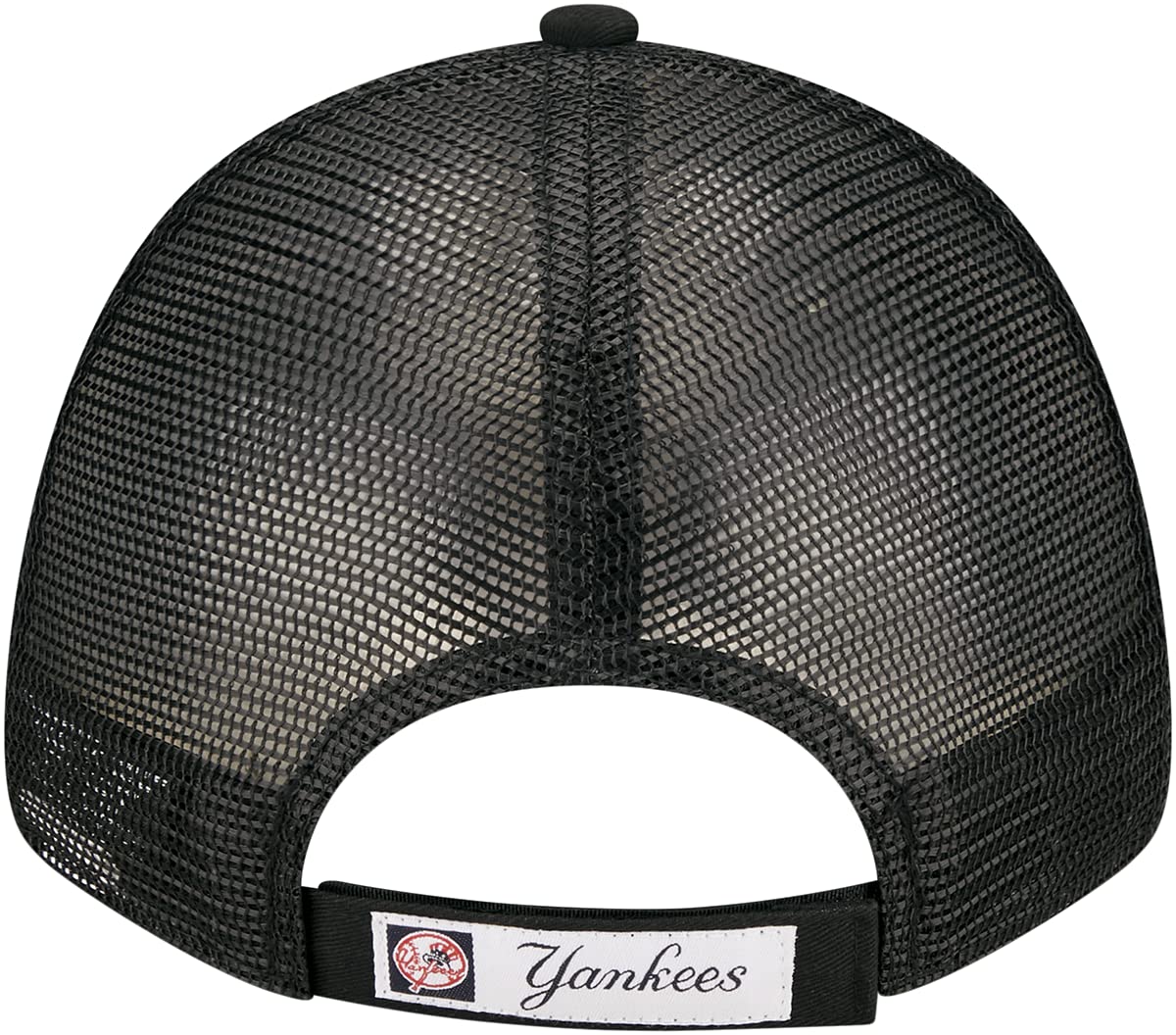 New Era New York Yankees MLB Home Field Nero Bianco 9Forty Berretto da Camionista Regolabile