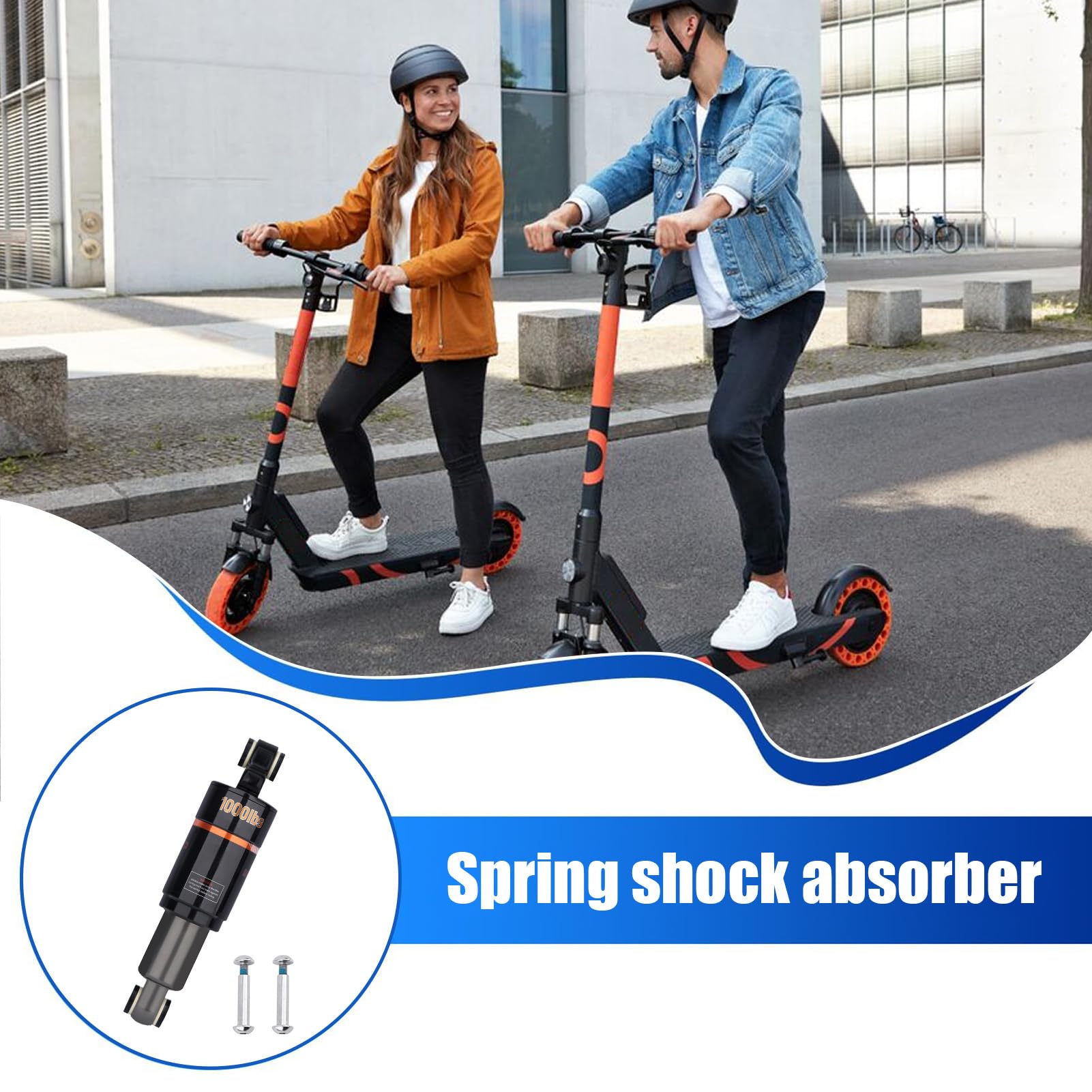Stoßdämpfer hinten, Scooter | Intelligentes System für Mountainbike, Rennrad, Moto Cross, Quad und andere Fahrzeuge