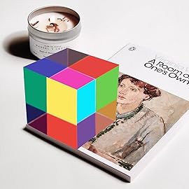 ZhuoChiMall CMY Color Cube, 3.15 inch (80mm) Mixing Color Cube, Colorful Acrylic Prism for Home or Office Desktop Decoration, Science Learning Physic Toys Educational Gifts for Kids