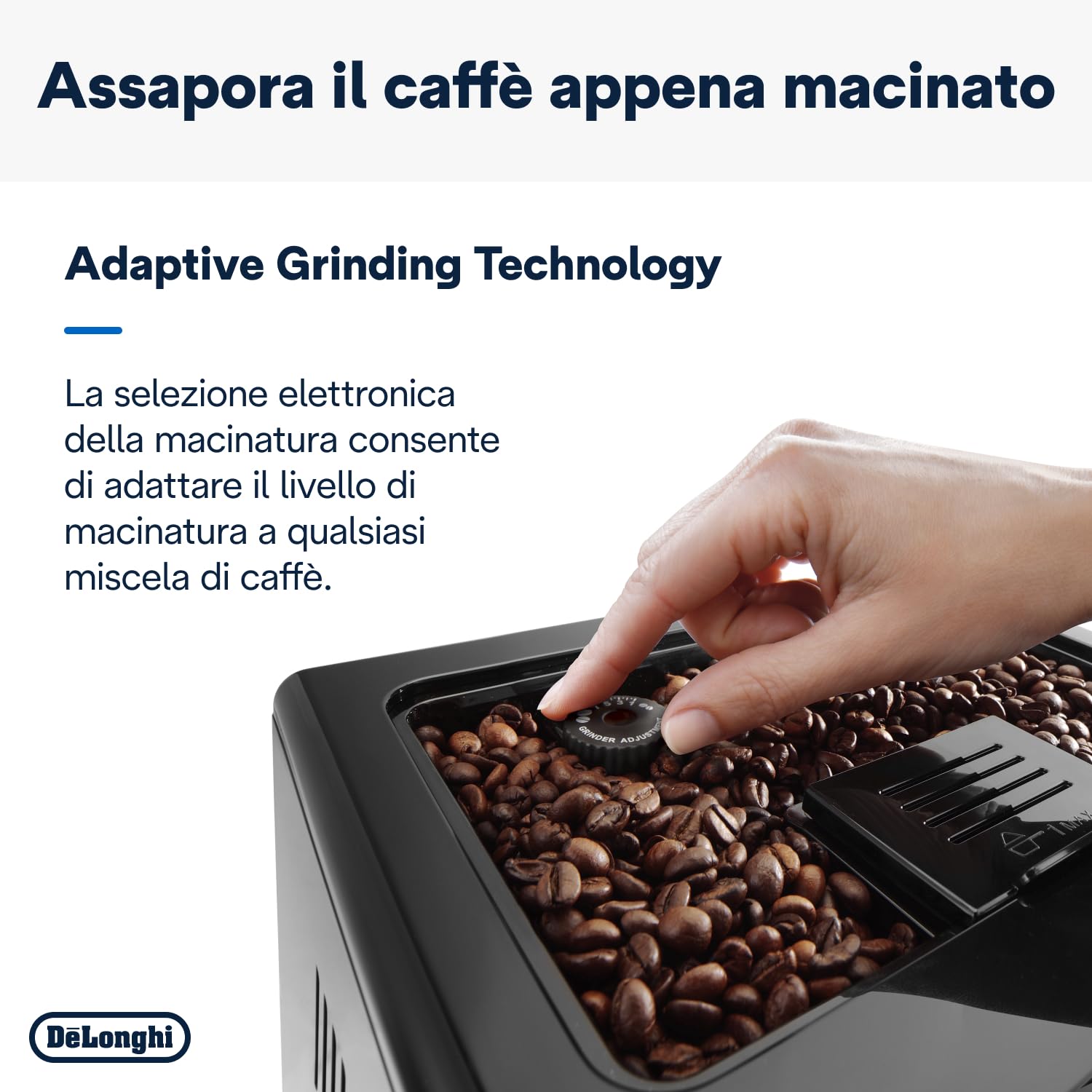 De'Longhi Eletta Evo ECAM 46.860.B macchina da caffè automatica, con sistema lattecrema, cappuccino ed espresso premendo un pulsante, display LCD e tasti sensori, 2 litri, colore nero
