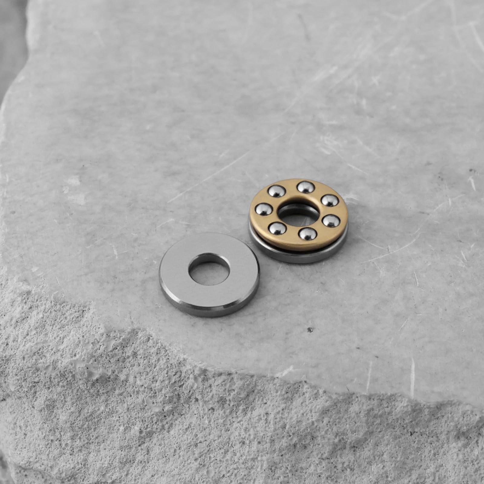 10 Stück F3-8M 11000 U/min Axial-Rillenkugellager 3 X 8 X 3,5 Mm Chromstahl Geeignet für Ofen-Drehteller-Hebepumpe