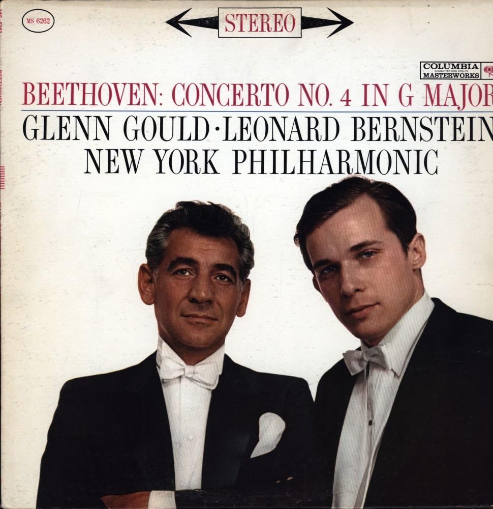 BEETHOVEN: (Piano) Concerto No. 4; Glenn Gould, Leonard Bernstein, New York Philharmonic; Columbia MS 6262